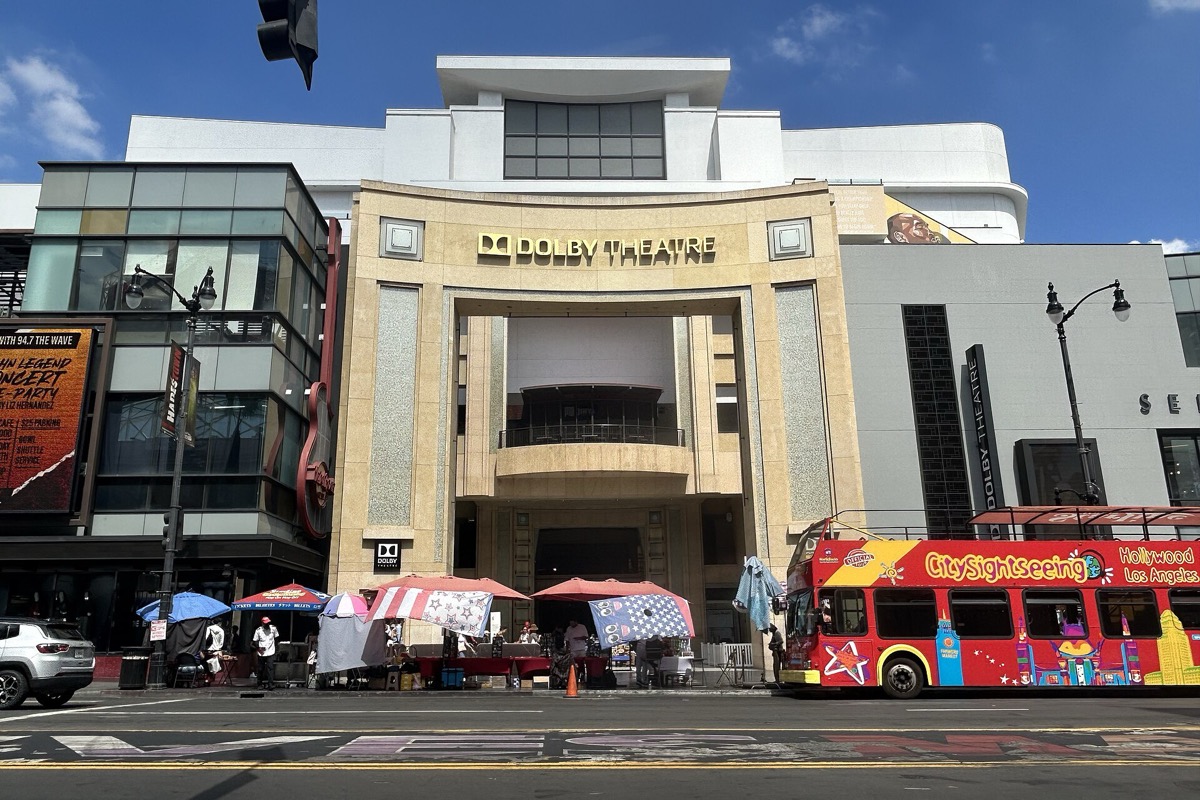 Exterior of the Dolby Theatre in Hollywood, photographed in September 2025